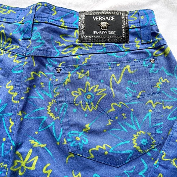 Auc Versace couture high rise medusa head vintage jeans - Picture 9 of 13